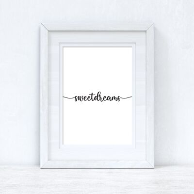 Sweetdreams Line Bedroom Simple Print A5 Normal