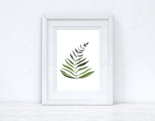 Watercolour Greenery Leaf 1 Bedroom Home Kitchen Living Room A6 Normal