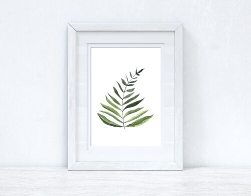Watercolour Greenery Leaf 1 Bedroom Home Kitchen Living Room A3 Normal
