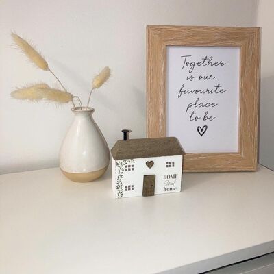 New Together Is Our Favourite Place To Be Heart Simple Home A5 Normal
