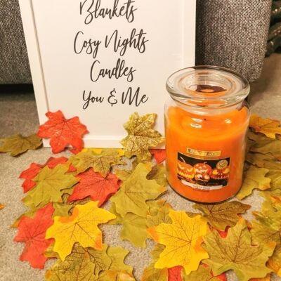Hot Choc Couvertures Cosy Nights Autumn Seasonal Home Print A4 High Gloss