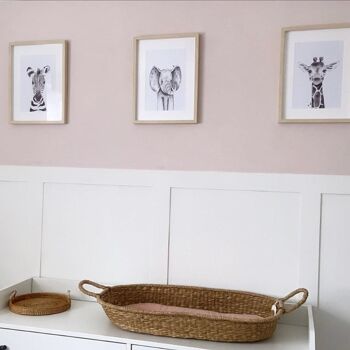 Impression de chambre d'enfant Zebra Nursery - Zebra Only A5 haute brillance