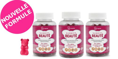 Optimies gummies beaute (pack 3 mois de cure)