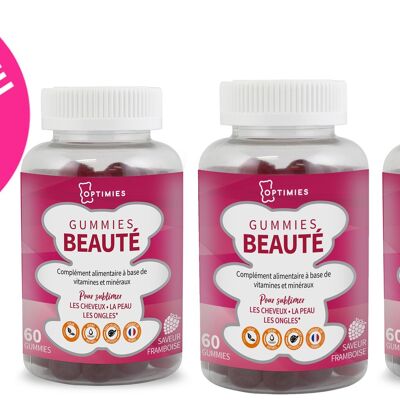 OPTIMIES GUMMIES BEAUTE (PACK 3 MESES DE CURACIÓN)