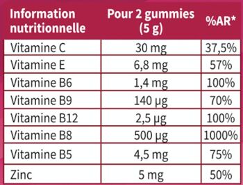 Optimies gummies beaute (pack 6 mois de cure) 5