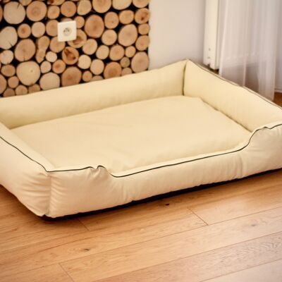 80x60 Creme Orthopädisches Hundebett Bobby M