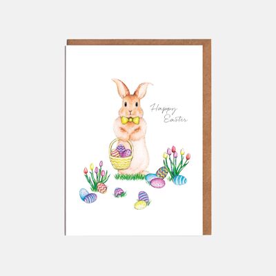 Easter Bunny Easter Card - 'Buona Pasqua'