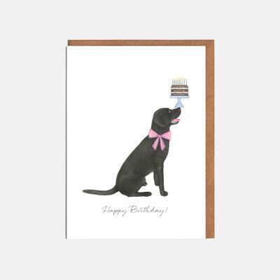 Carta Labrador - 'Buon compleanno'