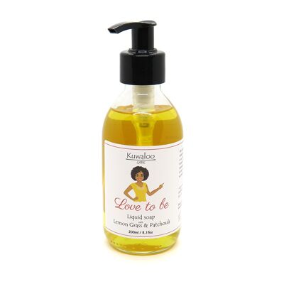 'Love to Be' Liquid Soap 200ml - Lemon Grass & Patchouli