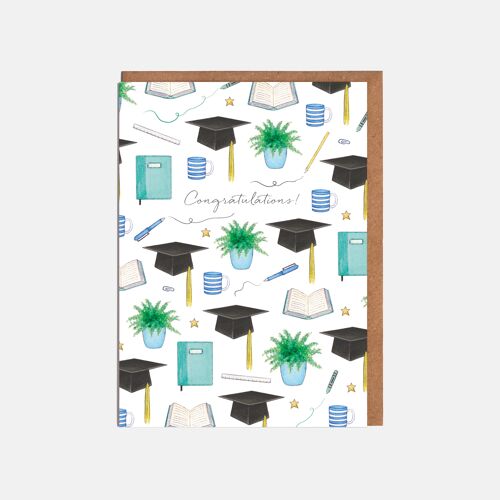 Graduation Congratulations Card - 'Congratulations'