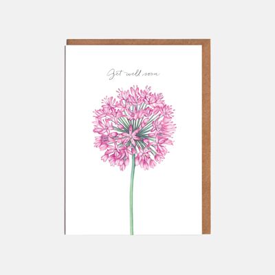 Carta Allium - 'Guarisci presto'