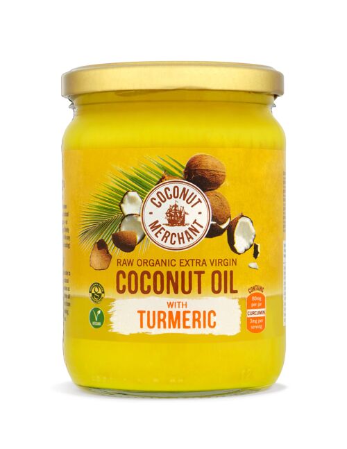 Organic Coconut Oil with Turmeric 500ml