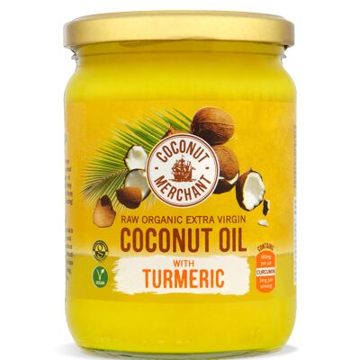 Olio di Cocco Biologico con Curcuma 500ml