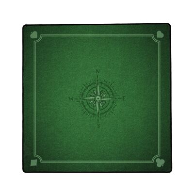 Green card mat