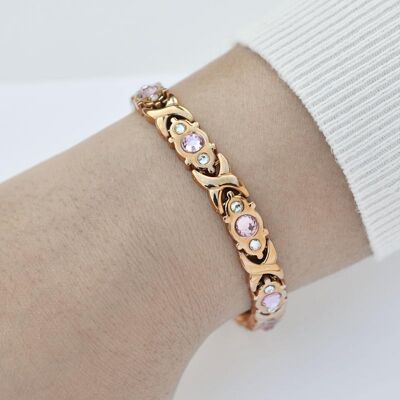 Pulsera magnética rosa Amara