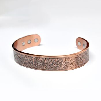 Bracelet magnétique en cuivre Highlander - Grand 1