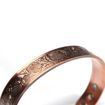 Bracelet magnétique en cuivre Highlander - Grand 2
