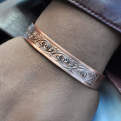 Bracciale magnetico in rame Aragorn - Grande