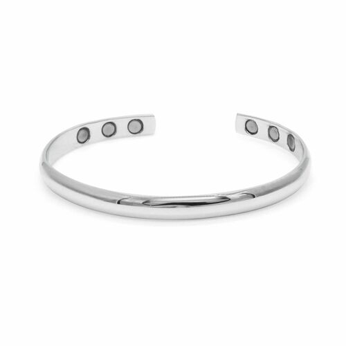 Champion Silver Magnetic Bangle - Medium