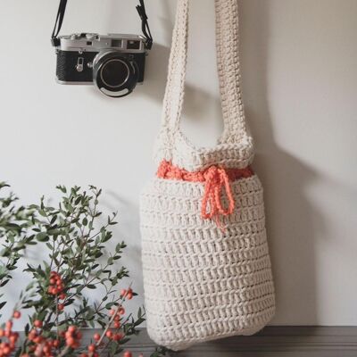 Crocheted Shoulder Bag - Ivory