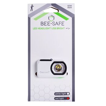 Harnais Led USB - Poche téléphone - Argent - Bee Safe - Éclairage