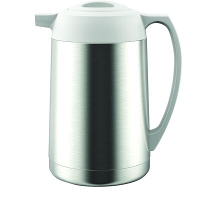 STAINLESS STEEL AND GRAY ISOTHERMAL COFFEE MAKER 1L