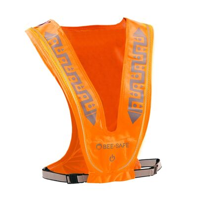 Led Weste USB - Orange
