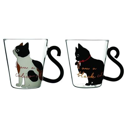 Becher 300 ML CAT DECOR - 2er-Set