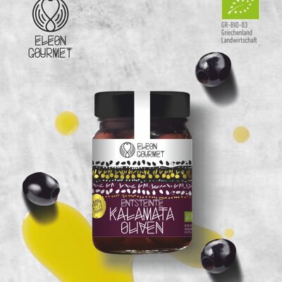 Bio oliven kalamata ohne kern 180g