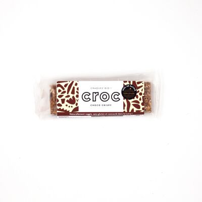 CROC Crispy Choco Bar 33g – EINZELNER BEUTEL