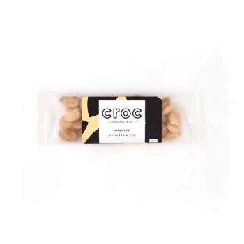 Amandes grillées à sec CROC - BIO 35g 1