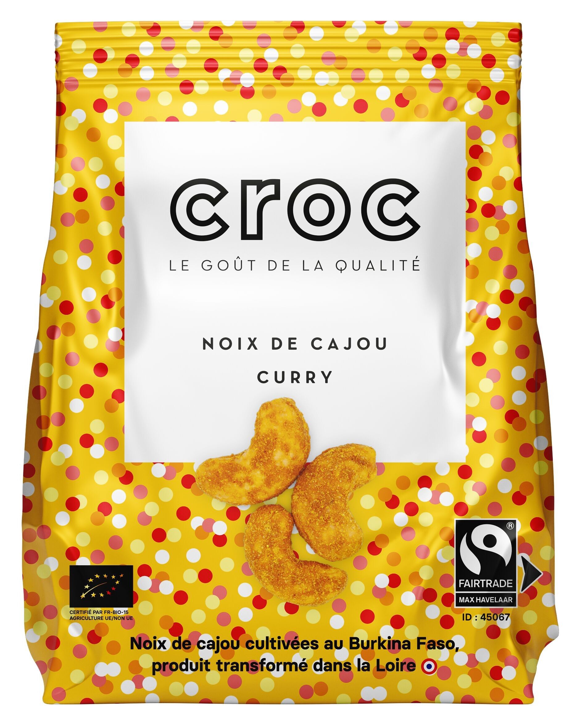 CROC Curry-Cashew – Bio, Fairtrade, 100 g