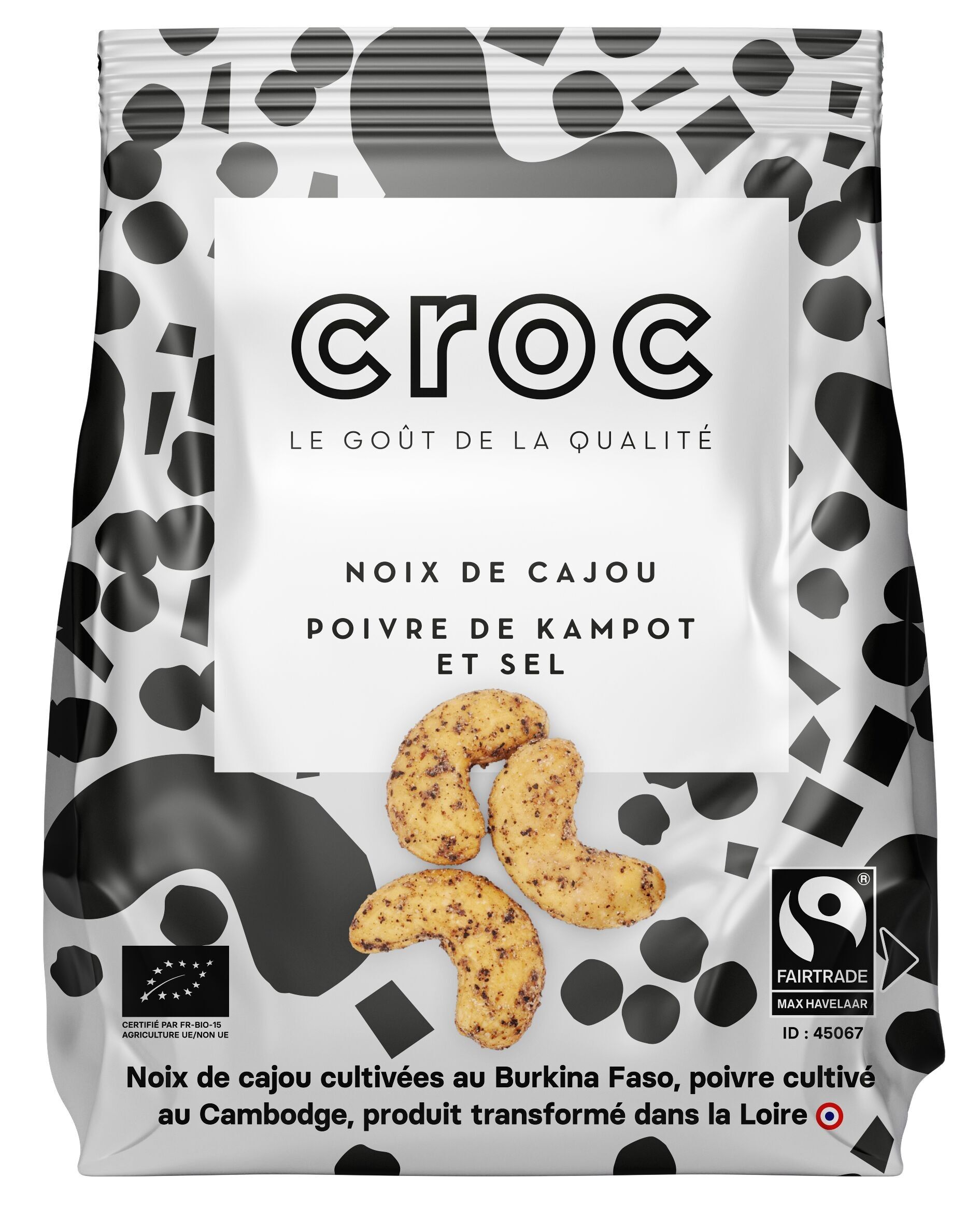 Cashew-Kampot-Pfeffer CROC – Bio, Fairtrade, 100 g