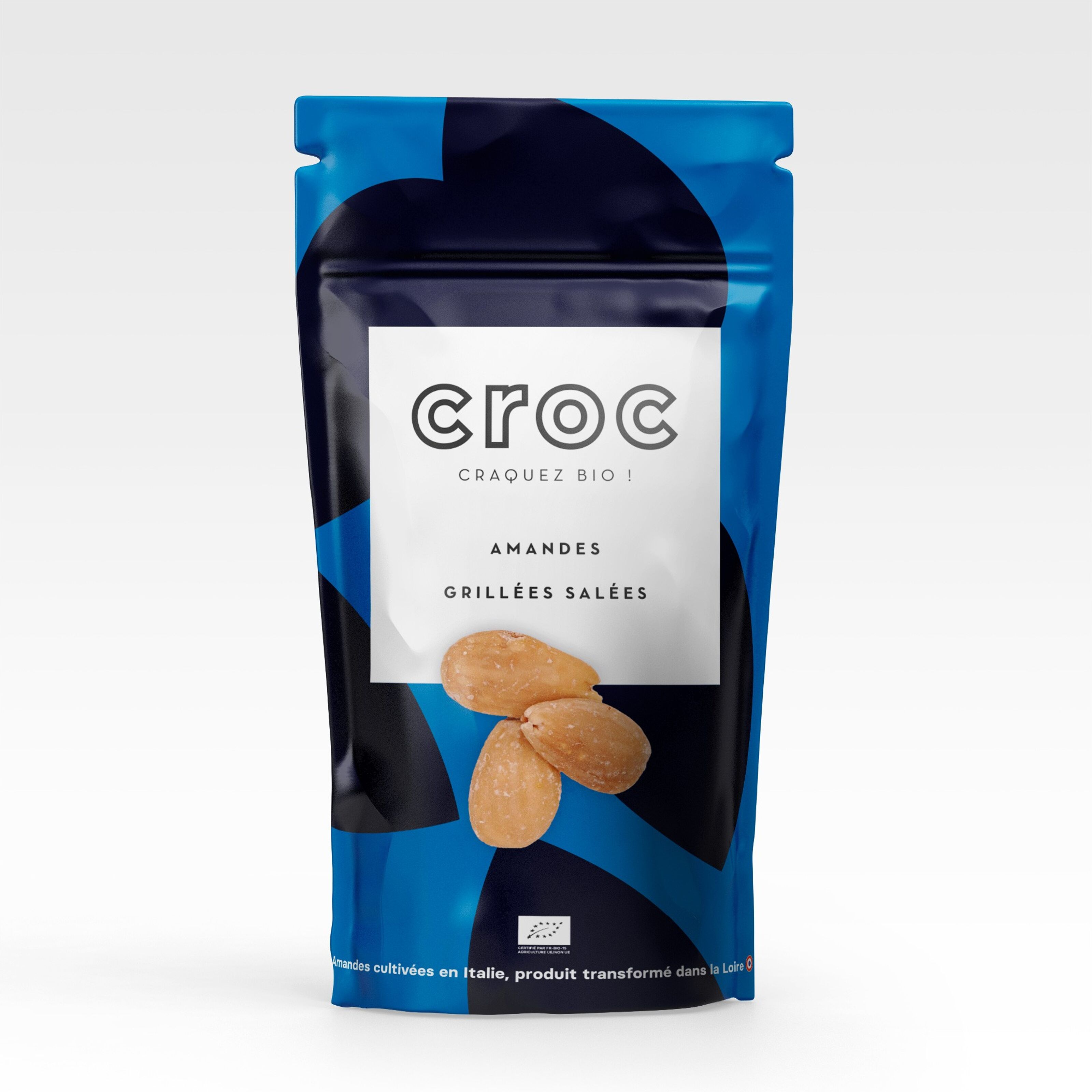 Buy wholesale CROC salted roasted almonds - ORGANIC 110g