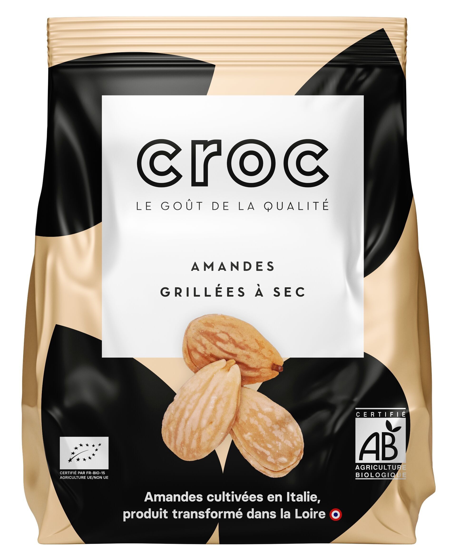 CROC Trocken geröstete Mandeln – Bio 100 g
