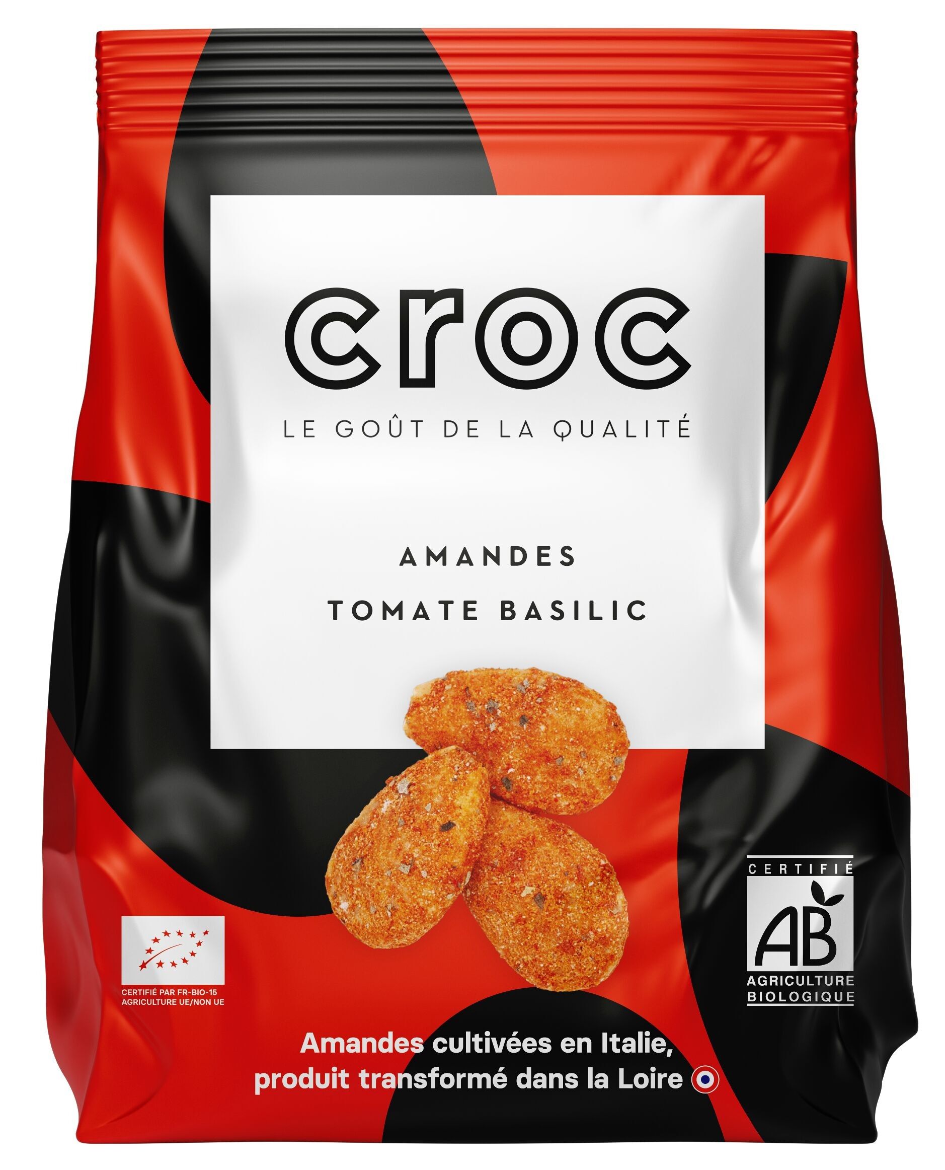 CROC Mandeln, Tomaten, Basilikum – Bio 100 g