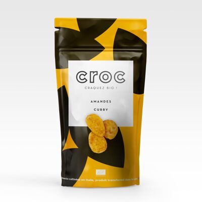 CROC curry almonds - ORGANIC 110g