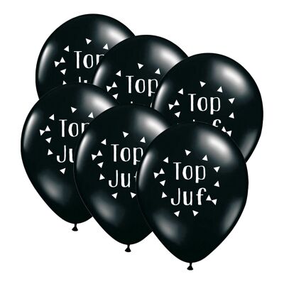 Ballonnen 'Top Juf' (6 stuks)