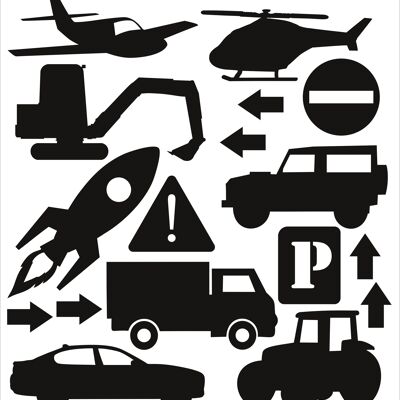 Static Stickers - Vehicles