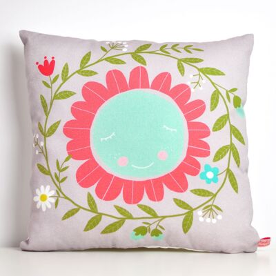 flower square pillow