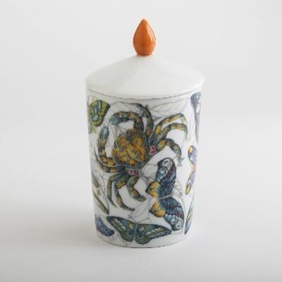 IL VIAGGIATORE Luxe Candle 380gr (13.4oz): mulled wine and warm fire place. Eco-luxury candle Made in Italy