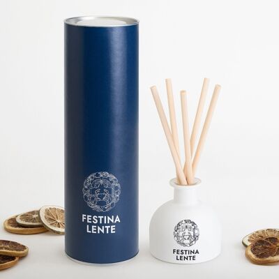 PRIMA LUCE Diffuser 100ml (3.3oz): sunny pine forest and orange. Alcohol-free home scent