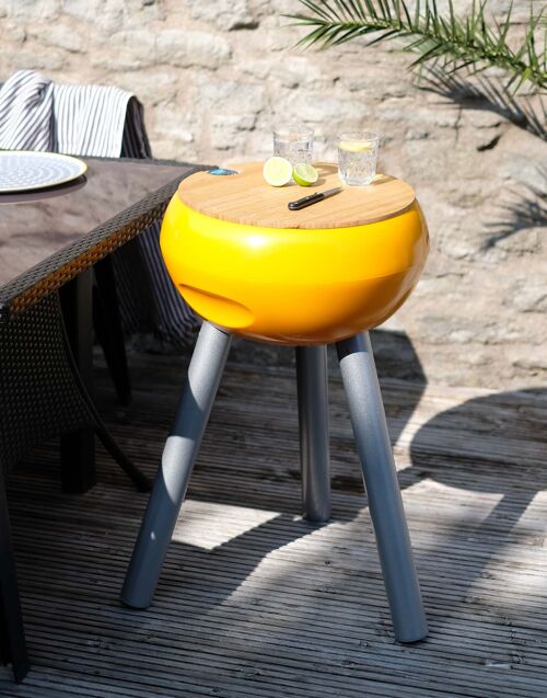 Drinks Cooler – Both Heights - Champagne Tray and Lid / Colour: Egg Yolk
