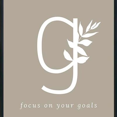G - focus on your goals-poster- 30x40