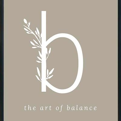B - the art of balance-poster- 50x70