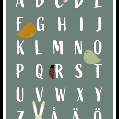 ABC green-poster- 30x40
