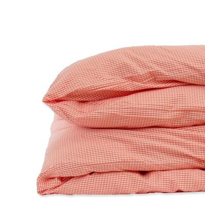 Bettbezug aus Bio-Baumwolle mit Vichy-Karomuster