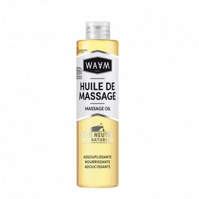 WAAM Cosmetics – Aceite de Masaje – Primera Prensa en Frío – 5 Aceites Vegetales – Aceite de Masaje, Cuidado de la Piel para Rostro y Cuerpo – 100ml