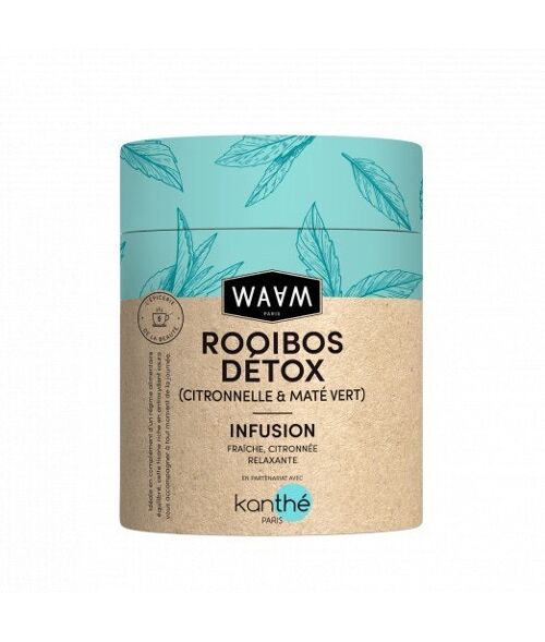 WAAM Cosmetics – Rooibos Détox (Citronnelle & Maté vert) WAAM x KANTHE