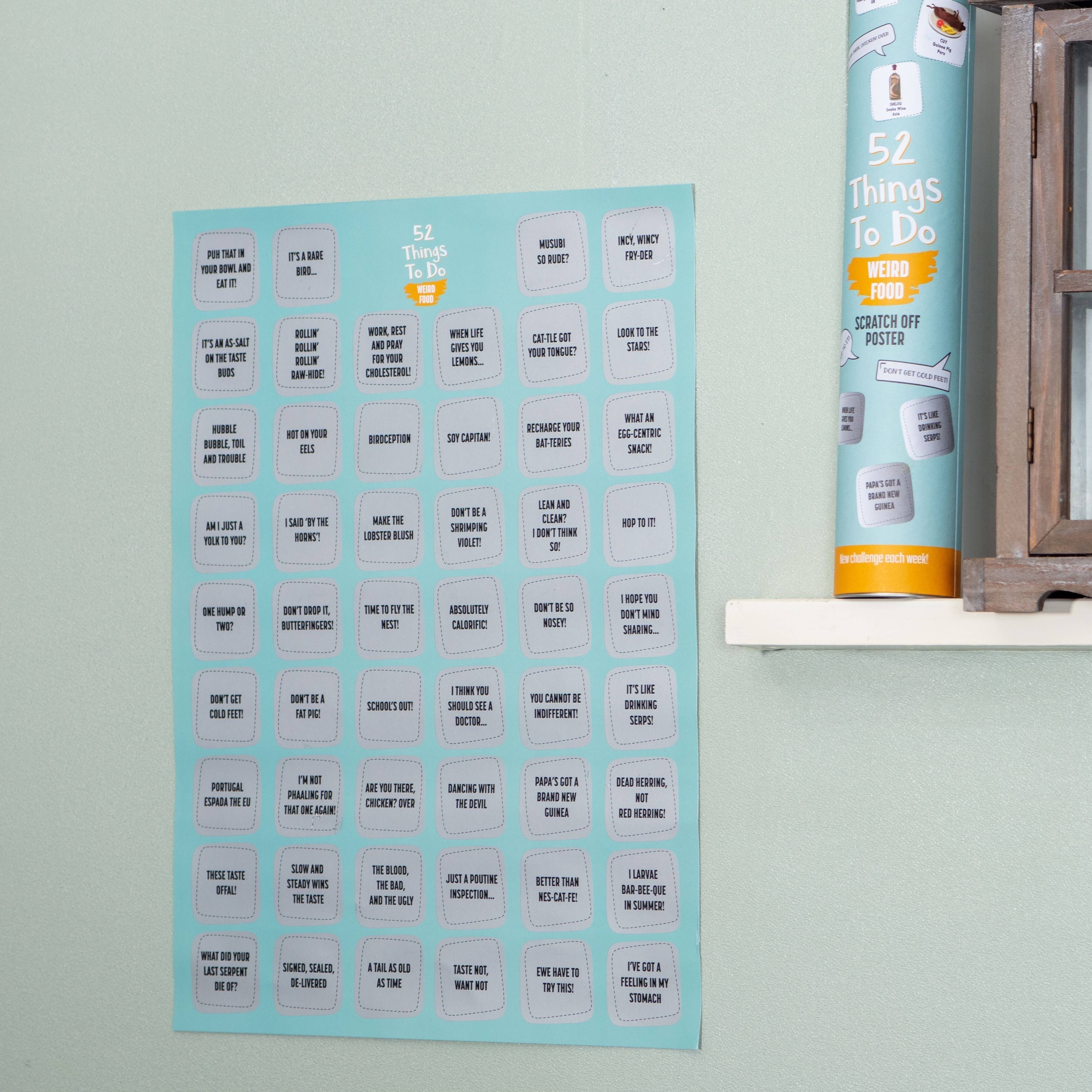 Rubbelposter – Feinschmecker